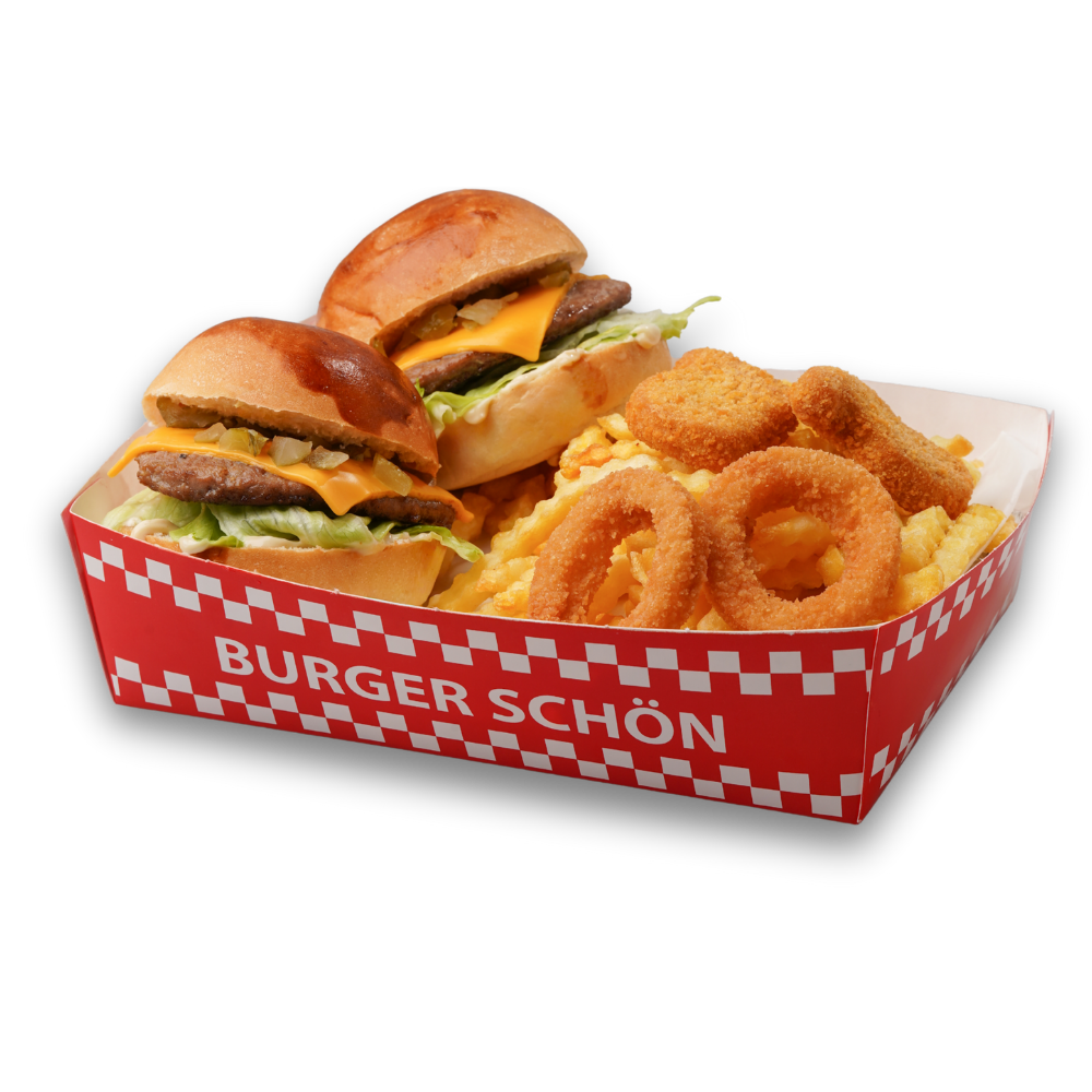 Mini Schönito Double Burger Menü